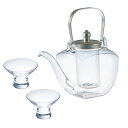 廣田硝子(HIROTA GLASS) 角ちろり 酒杯揃い 10154-SLF