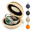 HELMDY腕時計収納ケース時計ケーススマート時計用旅行出張時計収納ケースWatchCase52MMまでPUレザー仕様ゴールド...