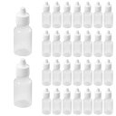 ZHEJIAスポイトタイプ点眼容器ドロッパーボトル(30个個)プラスチックボトル詰め替え小分け滴瓶液体貯蔵用ボトルドロップボトル液体グルー水絵具工芸品アートスポイト半透明タイプ安全…