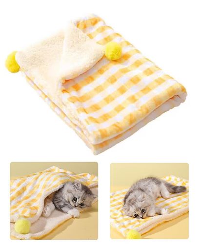 猫布団犬布団猫ハンモックケージ用ベッド猫ハンモック猫布団冬犬ベッドケージ用滑り落ち防止ハンモック頑丈 ...
