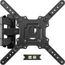 USXMOUNT壁掛けテレビ金具ディスプレイアーム26-60インチ対応最大耐荷重35KGLCDLED液晶中型テレビ壁掛け金具用前後、左右、上下多角度調節可能頑丈...