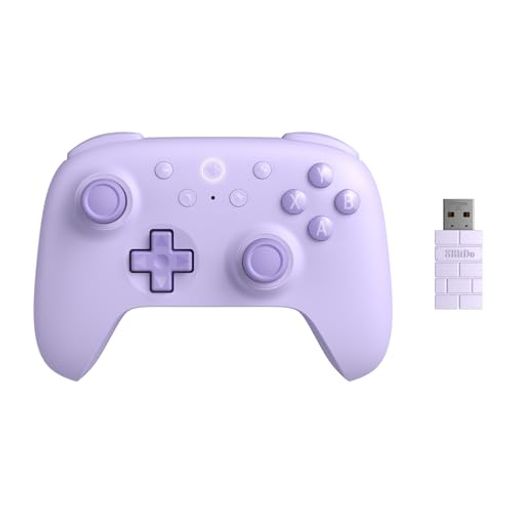 8BitDoUltimate2CWindowsPCおよびAndroid用ワイヤレスコントローラー、1000Hzポーリングレート、ホール..