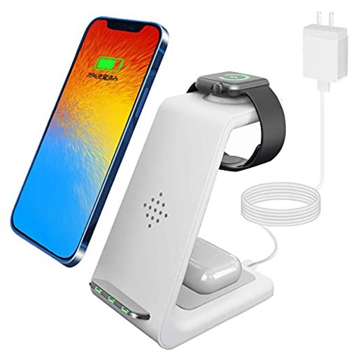 磻쥹Ŵ ֤ QIޥ۵б 3IN1® APPLE WATCH AIRPODSŴ CELLPHO...