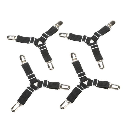 ANDUX SPACE お布団 ズレ防止 クリップ トライアングル 調節可能 4個/セット ブラック 09-CDJ-001 ANDUX SPACE お布団 ズレ防止 クリップ トライアングル 調節可能 4個/セット ブラック 09-CDJ-001