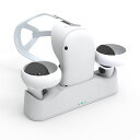 Uniraku充電ドックMeta充電ドックVRヘッドセットとTouchコントローラーを同時に充電できマグネット式充電スタンド先進の充電技術を採用置くだけで充電で...