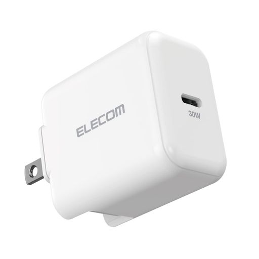 쥳USB󥻥ȽŴ30W(USBPDб)USB-Cx1󥰥ץ饰ۥ磻ȡIPHONE16бACDC-PD2130WH