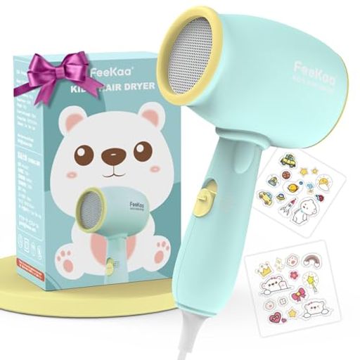 FEEKAA ドライヤー 子供用 ヘアドライヤー 低温 肌 髪 新生児 幼児 hair dryer マ...