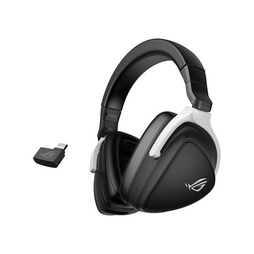 ASUSゲーミングヘッドセットROGDeltaSWireless(AIノイズキャンセリング機能付きAIビームフォーミングマイク/2.4GHzとBluetoothによるデュアルワイヤレス接続/50mmASUS ASUSゲーミングヘッドセットROGDeltaSWireless(AIノイズキャンセリング機能付きAIビームフォーミングマイク/2.4GHzとBluetoothによるデュアルワイヤレス接続/50mmASUS