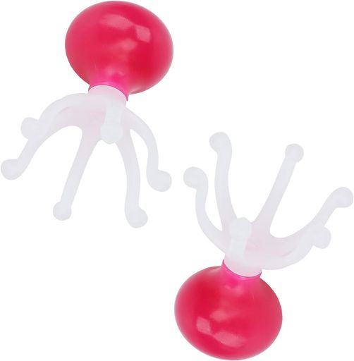 ヘッド頭皮ブラシヘッド頭皮器具2個シャンプーブラシ6爪ヘッドブラシ頭皮マッサージブラシリラックス効..