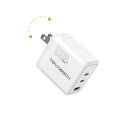 ToyabochPD充電器USB65Wの急速充電器USB-Cx2&USBA3ポートGaNIII(窒化ガリウム)折りたたみ式プラグ適合iPhone/Android/iPad/MacBook/ノートパソコン各種対応