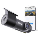 KAWAドライブレコーダー解像度2K音声コントロール超小型任意取付スマトフォン連動360°回転WI-FI対応駐車監視動体検知Gセンサー常時録画緊急録画衝撃録画全国LED信号機対策操作簡単簡単取…(2)