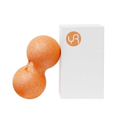 YURENマッサージボールトレーニング疲れ解消ストレッチボールフォームローラーピーナッツ型ボール