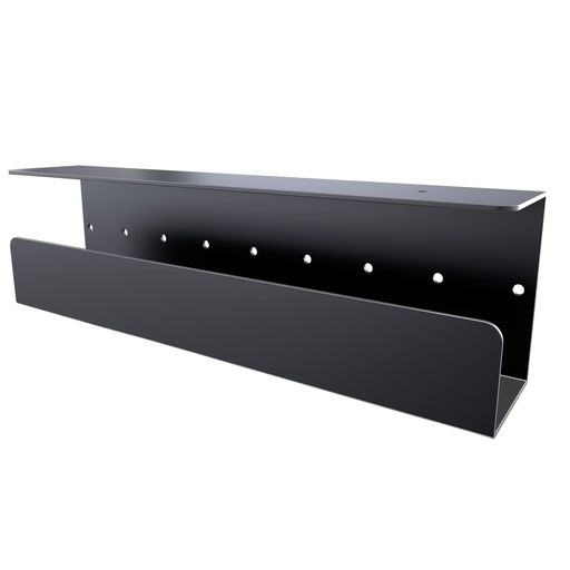 Bracwiserケーブルトレーデスク下ケーブルコード収納多機能配線隠し机の下簡単な取り付けケーブル収納ラックケーブル配線トレー配線整理ケーブル整理420*118*79.5mm(S7)