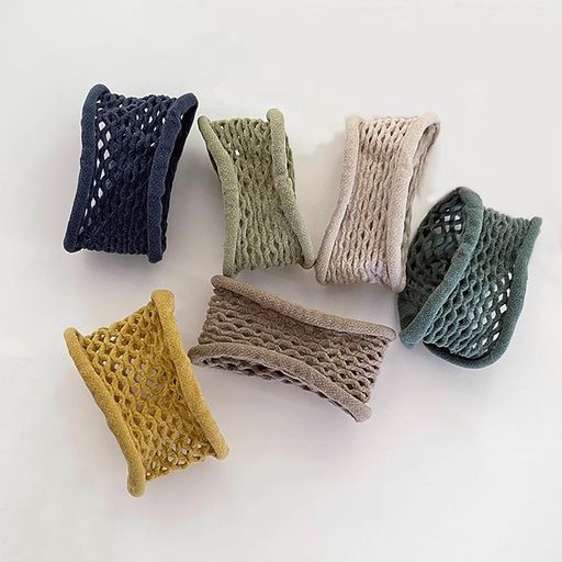 Mirhua跡がつかないヘアゴム太め高弾性オシャレ6本セット6色無地可愛い柔らかい髪ゴム通勤通学日常小物..