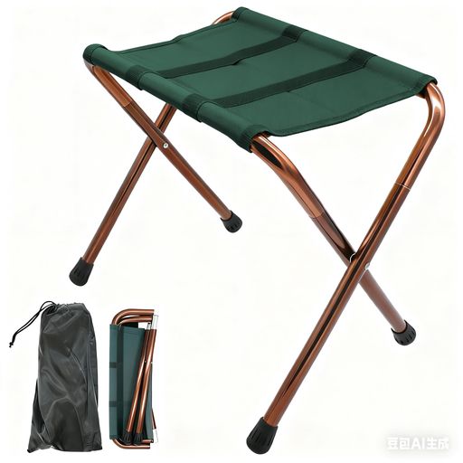 CHENGMAY折りたたみ椅子どこでも持ち運び約270gだけ超軽量コンパクトアウトドアチェア軽量コンパクト折りたたみイスキャンプ登山旅行公園行列折り畳み椅子(グ...