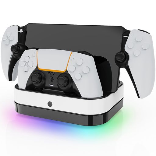 PS5用コントローラー充電スタンドps5スタンド置くだけ充電可能過充電防止PS5のコントローラーを2つ同時に充電付属のUSBケーブルをPDに刺して使い