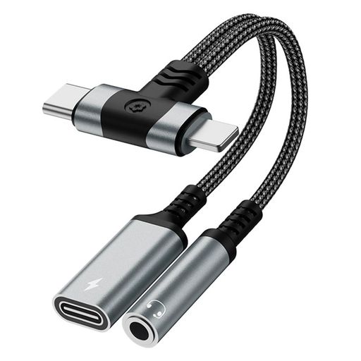 音楽再生、通話、ゲーム、充電 【Phone/Android 両対応、2in1 で充電 &amp; 音声同時】1 本で USB-C と ライトニング の両端子に対応し、スマホ / タブレットで音楽再生・通話・ゲームをしながら充電可能。旧Phone 端子と Android(USB-C 端子)のどちらにも使え、機種変更後も長く愛用できます。 【充電しながら使用可能】充電チップを内蔵し、最大 10W充電に対応。 主要な充電規格に対応し、機器に最適な電圧・電流を自動調整。過電圧・過電流保護機能により、安定かつ安全にデバイスを保護します。※充電には対応アダプターの使用を推奨します。 【Hi-Fi 高音質再生、クリアなサウンドを実現】ノイズ除去回路と高純度無酸素銅(OFC)導線を採用し、信号損失を抑えた高解像度音声伝送。音楽本来の臨場感や細かなディテールまで忠実に再現し、通話・動画・ゲームでもクリアな音を楽しめます。マイク機能・音量調節にも対応。 【高耐久設計:ナイロン編みケーブルで断線に強い】丈夫なナイロン編組素材を採用し、数万回の曲げ試験をクリア。断線や絡まりに強く、日常の摩耗や引っかき傷からケーブルを守ります。