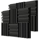TROYSTUDIO 吸音材 防音シート 30X30X5CM 12枚 難燃性 吸音ボード 騒音対策 防音材 吸音マット 吸音シート 吸音パネル 防音パネル 音響...