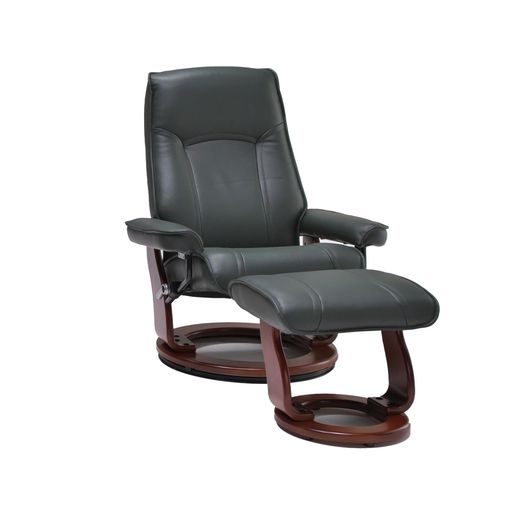 リクライニングチェア1人用映画鑑賞パーソナルチェア革、合成皮革グリーン462547