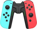 ElnicecJoy-Con充電グリップ【2025最新型】Switchジョイコン充電グリップV字型プレイしながら充電可能Joy-Conハンドルグリップ超軽量装着簡単持ち運びに便利充電指示LED付Switch/Switch