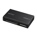 バッファローBUFFALOUHS-II対応USB3.0マルチカードリーダーブラックBSCR708U3BK