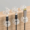 バネ式ケーブルホルダーケーブルクリップコードクリップまとめ配線整理片手操作配線止めクリップ固定すっきり収納強力粘着テープ付きデスク壁車内卓上収納lanケーブルキーボードライ…