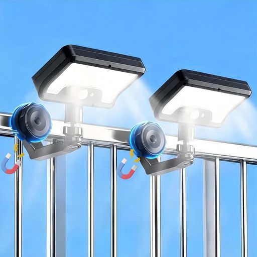ソーラーライト マグネット 屋外 人感 2個 センサーライト ソーラー 防水 磁石 昼光色 92LED USB充電可 電気代0 IP65防水防塵 360度調整 3つ感知モード 自動点灯 消灯 屋外用 取り付け簡単 庭/玄…