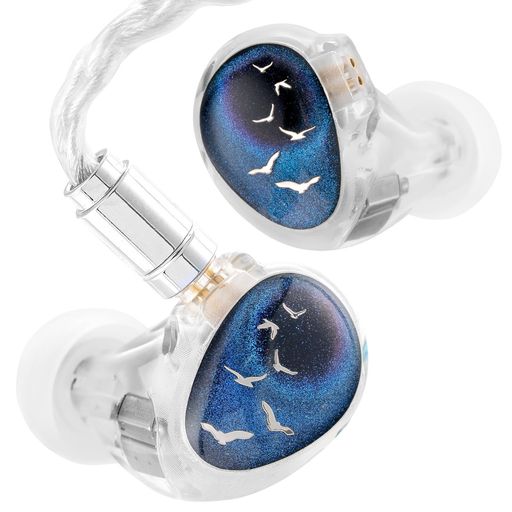 KineraCelestPhoenixCall1DD+2BA+2FPDインイヤーモニターヘッドフォン、HiFi有線イヤホン、プロフェッショナルサウンドアイソレーションIEMイヤホン、ミュージシャン、歌手、ステージ、スタジオ用…