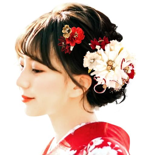 【成人式浴衣髪飾り2点セット】。Uピン,コーム仕様の髪飾りは簡単に取り付けられやすいです。綺麗に梱包しますので、新年、誕生日、クリスマス、バレンタインデーギフトとしてお勧めます。浴衣や着物などの和服だけでなく、普段使いにも便利な一本タイプです。 【かわいい和装髪飾り】花飾りをついているので、華やかさをプラスしてくれます。ハレの日にはこんな豪華な髪飾りで着物姿もよりいっそう華やかに!美しい和装髪飾りです。 【浴衣髪飾り用途】お花の髪飾りです。成人式の髪飾りは前撮りに最適。子供さんは卒園式・七五三・お正月・お祝い事・桃の節句などにオススメです。大人の方は結婚式・パーティー,成人式,卒業式など華やかなお席の和装、振袖姿や浴衣にぴったりします。 【和風髪飾りのご注意】ご購入前に個々の髪飾りの大きさを写真にご確認お願いいたします。商品は手作りのため、サイズや形状位置の差異 、色や柄の出具合、曲がり、厚み、幅等のばらつきなどが写真とと多少異なる場合がございます。 和装のさまざまなシーンで使える、華やかで高級感のあるヘアアクセサリーです。