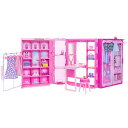 バービー(Barbie)バービーしゅうのうりょくばつぐん!おしゃれなピンクのドリームクローゼットドール別売バービー人形きせかえ人形・ハウスままごと・ごっこ遊び3...