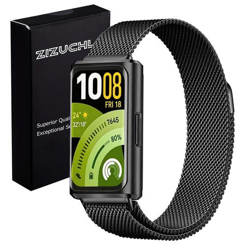 ZHZUCHLE for HUAWEI Band 11バンド HUAWEI Band 11 Pro交換バンド マグネット式 ミラネーゼループ ステンレス製 無段階調整 メッシュ 通気性 簡単取付 錆びにくい ファーウェイバンド11 /11プロ替えベ…