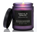 M&SENSEアロマキャンドルミニキャンドルサンタル・スプルースの香り燃焼時間50時間200gソイワックスジャーキャンドルホワイトデーバレンタイン母の日バレンタ...