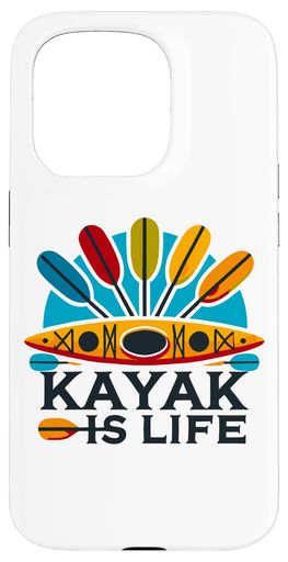 Kayak Canoes-Boat Kayaking, カヤック フィッシング カヤック シーカヤック 釣り カヤック スマホケース iPhone 15 Pro 用