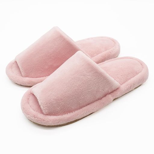 [オクムラ]スリッパ洗えるマイクロファイバーライトピンクMサイズ
