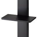 ハヤミ工産テレビスタンドオプション棚板TF-500シリーズ用ブラックTFP-B51(3)
