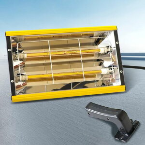 MFUZOP 2000W 塗装ヒーター 赤外線ヒーター 塗装 ハンドヘルド 高い熱効率 速乾性 ペイントランプ ボディリペア 塗装乾燥ヒーター 車の修理ツール 車のフィルムコーティング、塗料の加熱および乾燥用