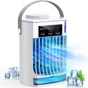 冷風機冷風扇【2025新登場・大風量・省エネ】ミニクーラー大容量小型卓上冷風機強力送風小型クーラー3段階風量3段階ミストスポットクーラー冷却加湿氷入れ可取っ手付き携帯便利節電USB…