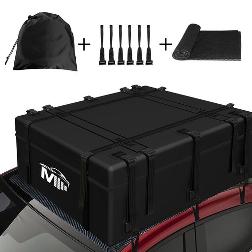 ルーフバッグ車用ルーフキャリアバッグ屋根バッグ415L大容量600DPVCIPX6完全防水防塵折りたたみ式携帯便利レール不要アウトドアカールーフバッグカールーフラゲッジバッグカークリップつ…