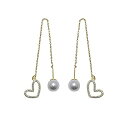 K.L.Yピアスレディースパール真珠シルバー925イヤリングCZジルコニア人気ピアス純銀製誕生日プレゼント18K(ゴールド)