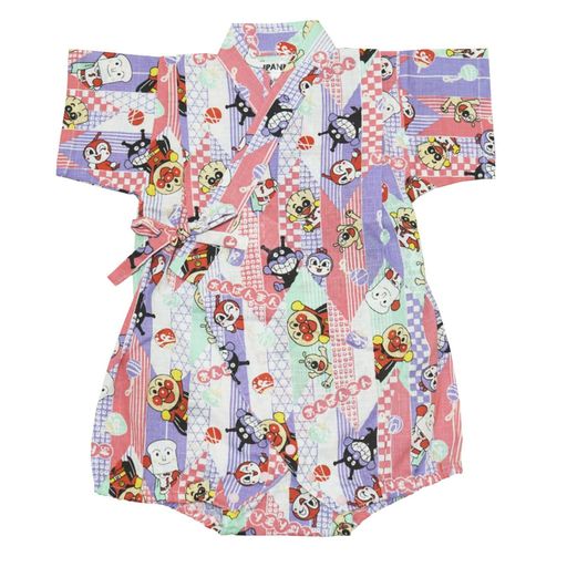 [バンダイ]クラシックta9894jkアンパンマン甚平ロンパスベビーピンク