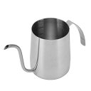 細口コーヒーケトルコーヒーポット目盛り付きコーヒードリップケトルお手入れ簡単ステンレスコーヒーお茶喫茶店茶室(七文字ハンドル350MLステ)