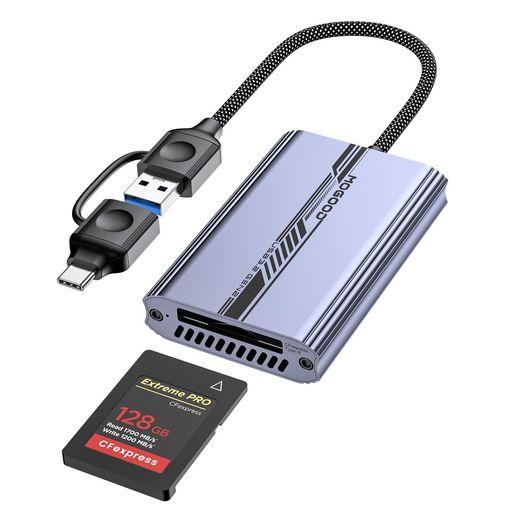 MOGOODCFexpressカードリーダー、USB3.210GbpsCFexpressTyepBカードリーダー、iPhone15Pro、iPadPro、P..