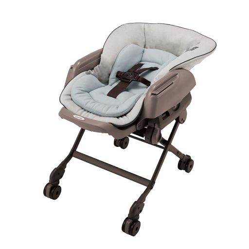 コンビハイローチェア新生児から4才頃ネムリラAUTOSWINGLMミントグレーママの心拍数に近い周期でスイングする電動タイプ コンビハイローチェア新生児から4才頃ネムリラAUTOSWINGLMミントグレーママの心拍数に近い周期でスイングする電動タイプ