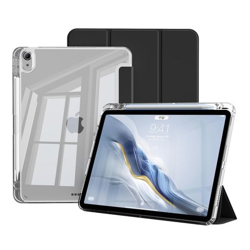 🔹【対応機種】JKSML ケース iPad 11世代 (A16) 11インチ 2025 / 第10世代 10.9インチ 2022 に専用です。(モデル番号:A3354/A3355/A3356/A2696/A2757/A2777)。ご注意:他のiPadモデルとは互換性がありません、ご注文の際、デバイスの背面にあるモデル番号をご確認ください。 🔸【透明バックカバー】このiPad a16 ケースは軽量超薄型のPUレザー表面とアクリル透明パネルを採用しています。背面デザインを美しく映しつつ、汚れや傷を防止します。柔軟なTPUフレームで簡単に装着できます。内側のマイクロファイバーが液晶画面を保護し、清潔性を維持します。(※初回使用時は透明パネルの保護フィルムを剥離してください) 🔹【2つの角度ビュー】三つ折りスタンドは 2 つの角度 (30°/65°) を提供し、タイピングや表示のニーズに柔軟に対応します。関節の痛みを避け、手を解放して他の娯楽に使えるため、優れた使用体験が得られます。 🔸【完全 保護】ipad a16 ケース をキズ、汚れ、ホコリから守ります。