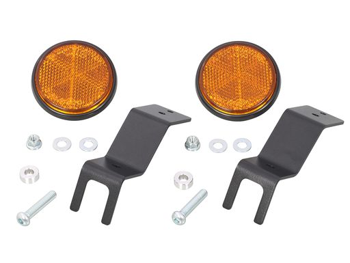 キタコ(KITACO) サイドリフレクター ダックス125(JB04) グロム(JC92) 左右1セット リフレクター部(Φ53.5) 801-1320000