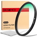 BESCHOI55MMレンズフィルターHD光学ガラス30層ナノコーティング高透過率防水防汚キズ防止超薄型保護フィルター紫外線カットUVフィルター