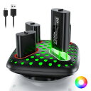 ACEGAMERXBOXSERIES/XBOXONE/XBOXELITE1用充電式バッテリー(4個セット)充電器込みXBOXコントローラー電池充電キット1400...