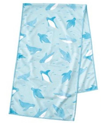 現代百貨HELLOBEARクールタオルペンギンサイズ:約30x100/パッケージ:約W14H21A670PE