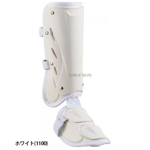 ゼット(ZETT)野球 バッタ-用 レッグガード 右打者用 ツヤ消しタイプ ホワイト(1100) BLL2081L
