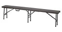 武田コーポレーション(TAKEDACORPORATION)【ベランダ用・アウトドア・折りたたみ式】ブラウン180x25x43CMウッド調ガーデンベンチUDB-1...